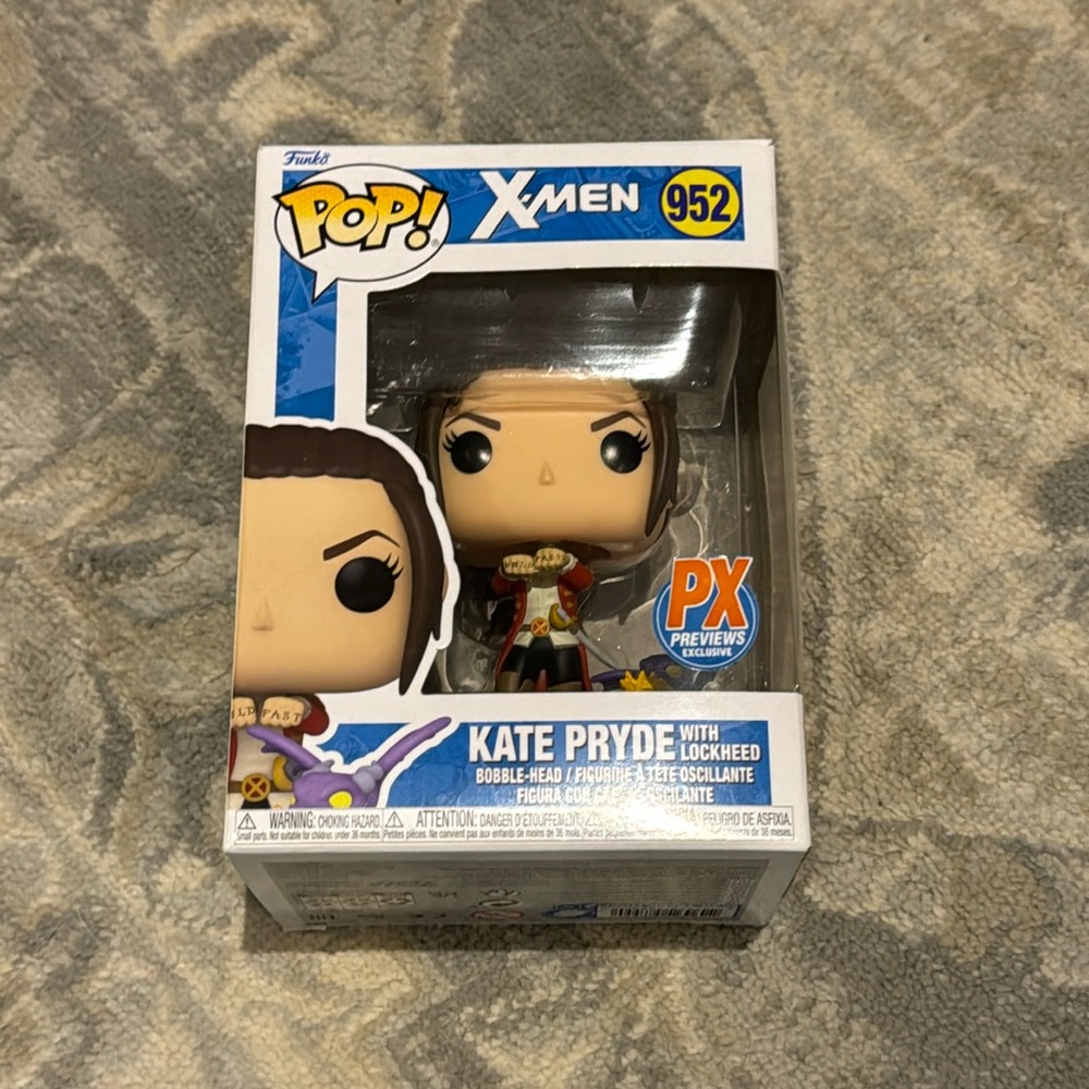 PX Reviews Exclusive X-men Kate Pryde with Lockheed funko pop